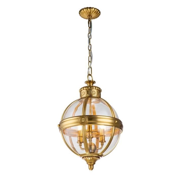 Taklampa - ELSTEAD LIGHTING - Adams - Sfärisk - Polerad mässing - Vintage