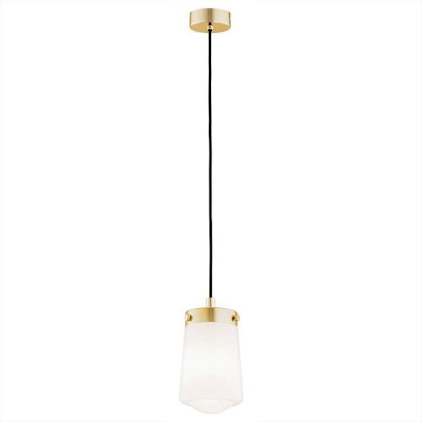Loftlampe - Argon - PASADENA - Blank glans - Glas, messing og stål - Moderne design