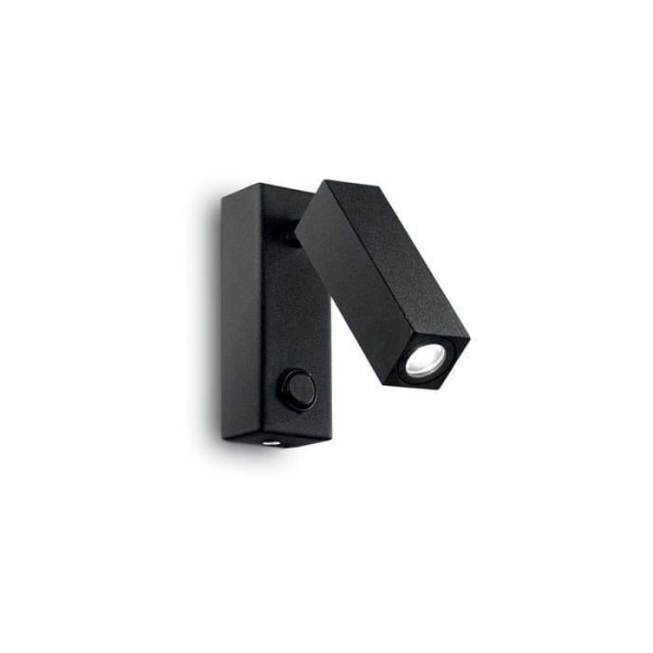 Væglampe PAGE Firkantet Sort 1x3W - IDEAL LUX - 142241