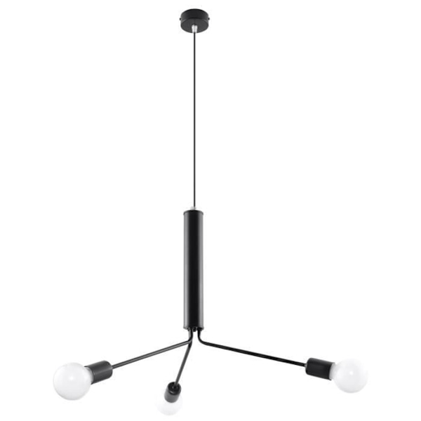 DUOMO 3D LED pendel - Sollux Lighting - Sort - Industriel - Loft - Multilights