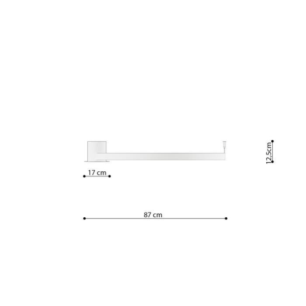 Sollux Lighting Rio Integreret LED Semi-Flush Mount, Hvid, 4000K, 5520lm
