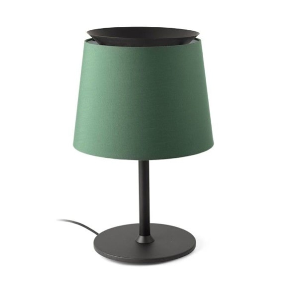 Bordlampe - Faro Barcelona - SAVOY - Metal - Grøn - 15W - Moderne design KASTANJ