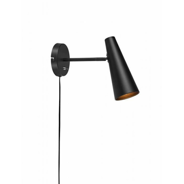 Vägglampa - PEAK - Svart - Metall - 40 W - E14 Svart