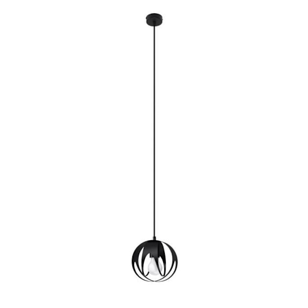 Sollux Lighting Tulos Sfärisk taklampa, svart, 1x E27
