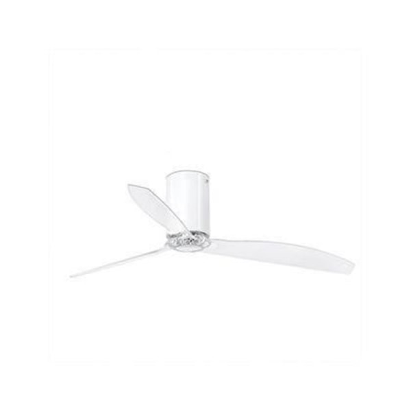 Mini Tube Loftsventilator 128cm Blank Hvid Transparent - FARO -