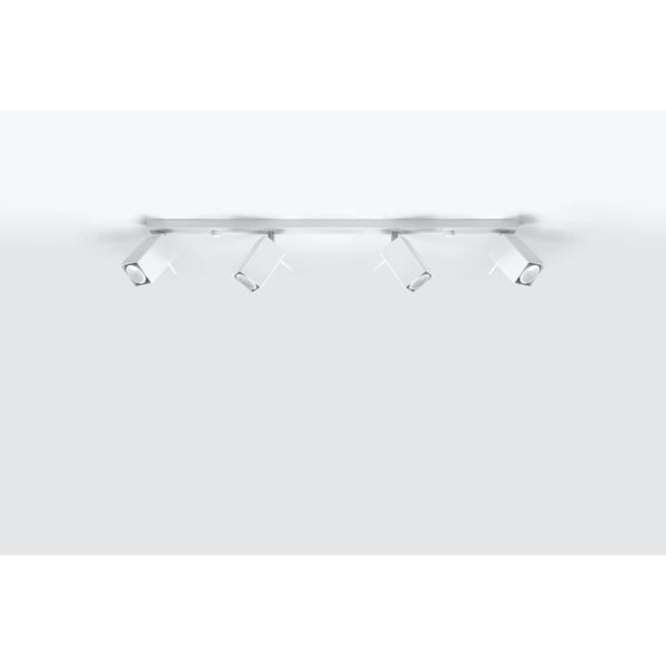 MERIDA 4L GU10 Moderne hvid stålloftslampe SOLLUX
