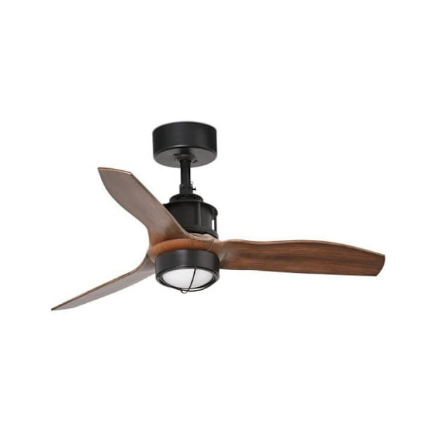 Faro JUST - Svart LED, 81cm Smart trätakfläkt - Fjärrkontroll ingår, 3000K