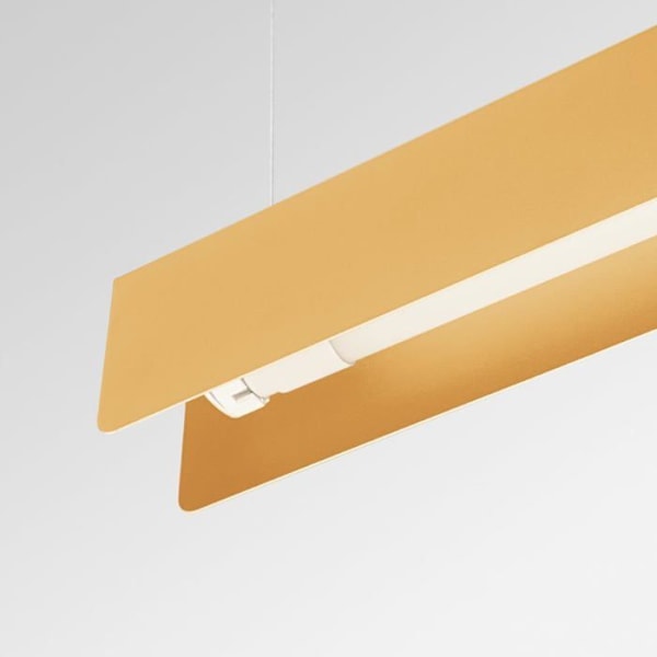 Dekorativ pendel SPARK - LED-lampe - Lavt energiforbrug - G13, 850lm, 3000K - Guld - 100x8x120cm - Sollux Guld