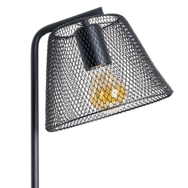 KORIE bordlampe i sort metal