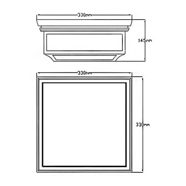 Infälld taklampa - ELSTEAD LIGHTING - Shepherd - 2 glödlampor - Mörk zink - IP44