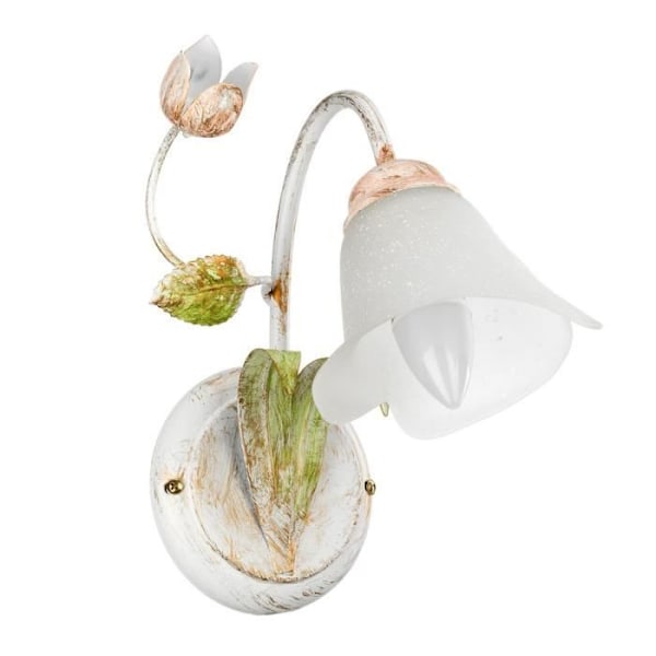 Vägglampa - Onli - WILMA - Glaslampett - Vit färg - E14