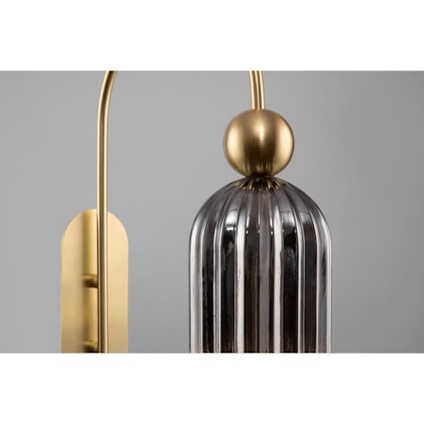 Maytoni Antic Modern Guld Væglampe, Grå Glas Lampeskærm