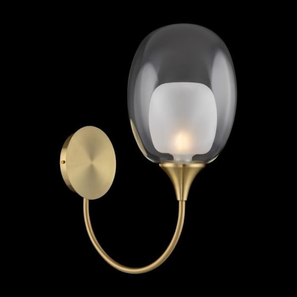 Væglampe - Maytoni - Aura - Messing - Glas - E14 - 60W - Moderne Design