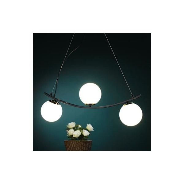 Hængende loftlampe - Onli - TRIO - Sort - Metal - 3 pærer E14