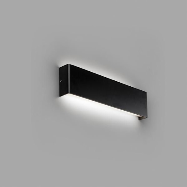 LED væglampe - FARO - NASH - Sort - 3000K - Moderne design Sort