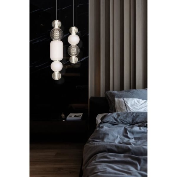 Maytoni Collar Modern Collar Integreret Chrome LED Loftslys Glasskærm