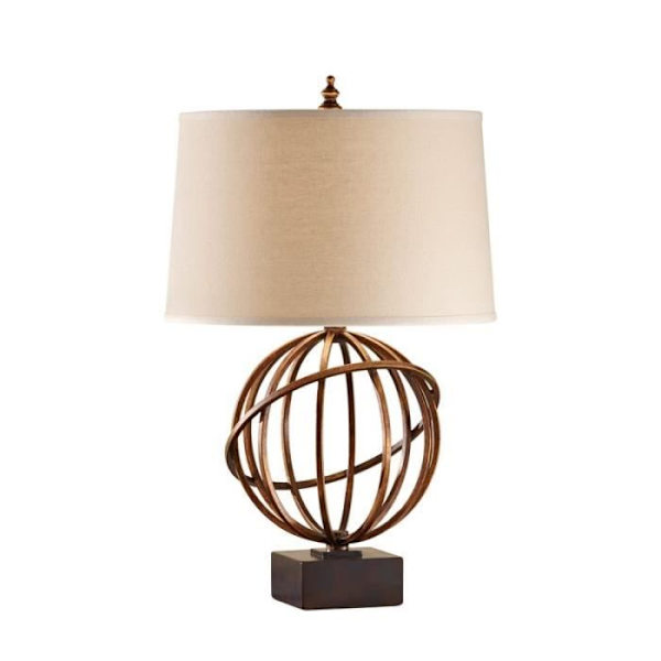 Lampa - LEDS.C4 - Spencer - Textilskärm - 40W - Vit metall - Inomhus Vit