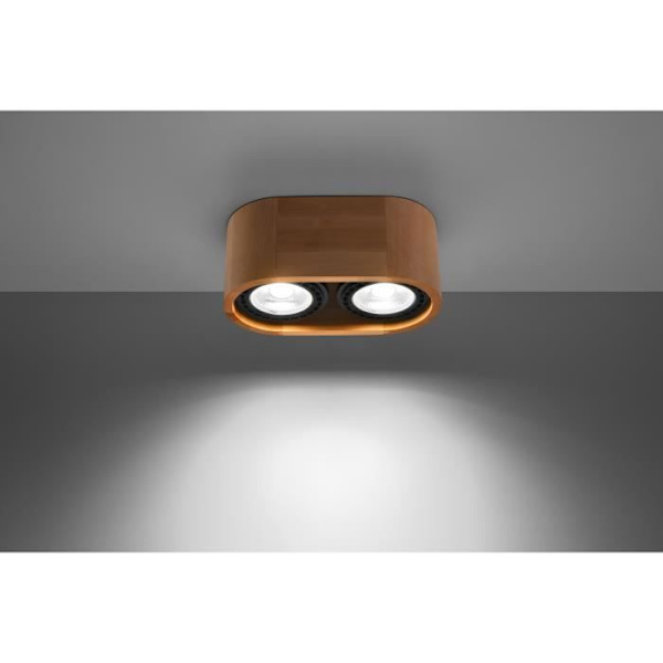 BASIC 2 Taklampa Modern Loftdesign för Sovrum Vardagsrum Trappor Korridor - Trä