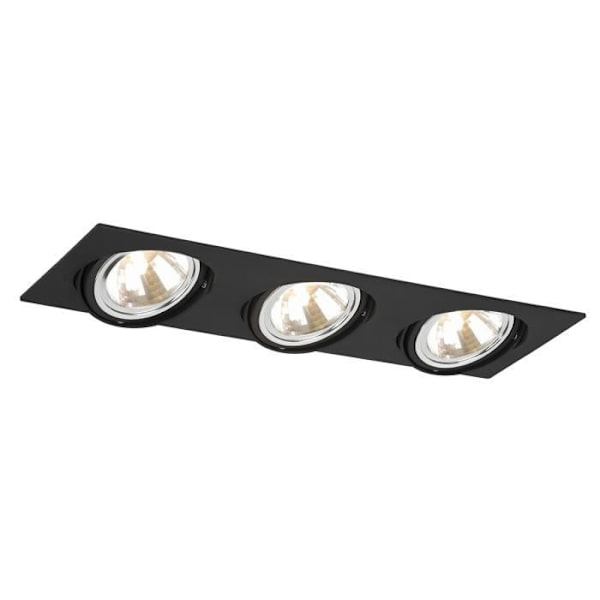 Downlight - Argon - OLIMP - 3 pærer - LED - Sort struktur