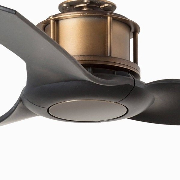 Faro Barcelona 33429 - JUST FAN Loftsventilator i alderen guld og sorte klinger 81cm fra CONILLAS ORO