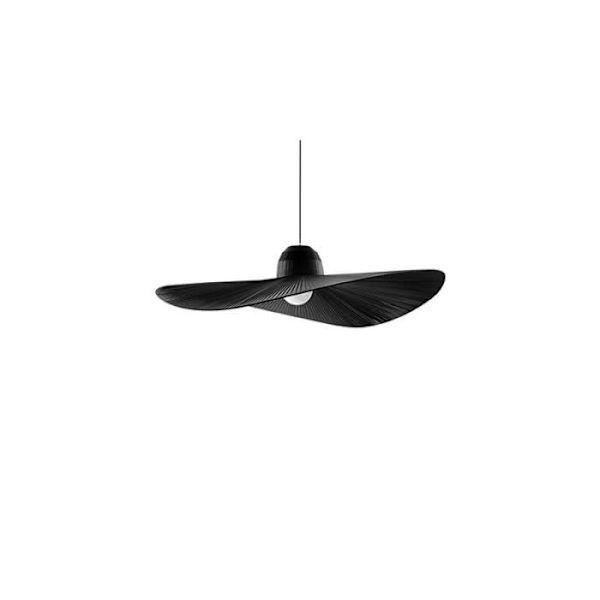 Suspension - IDEAL LUX - MADAME - Sort - Tissu - E27 - 1 pære - 60W Sort