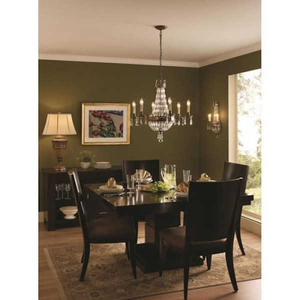 LEDS-C4 pendel - Bellini - Oxideret bronze og krystal - Indendørs - Elektrisk