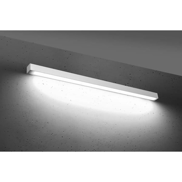Sollux PINNE Vit Integrerade LED Vägglampor 115cm 4000K