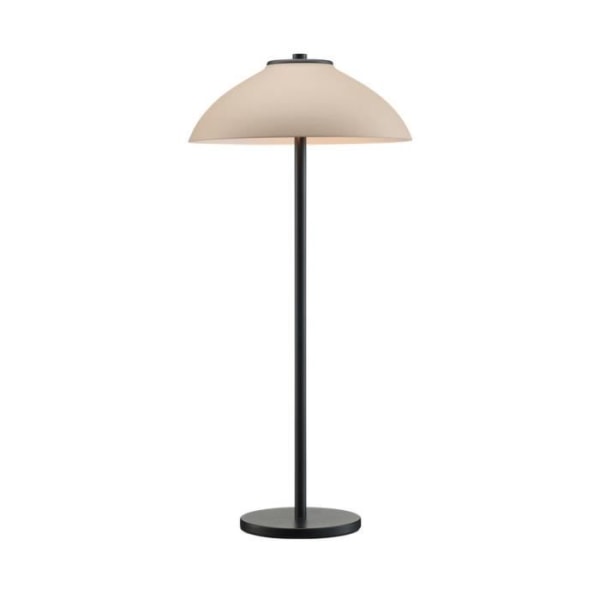 Vali Bordlampe Sort Struktur, Sandstruktur, Lampeskærm Switch 2x G9