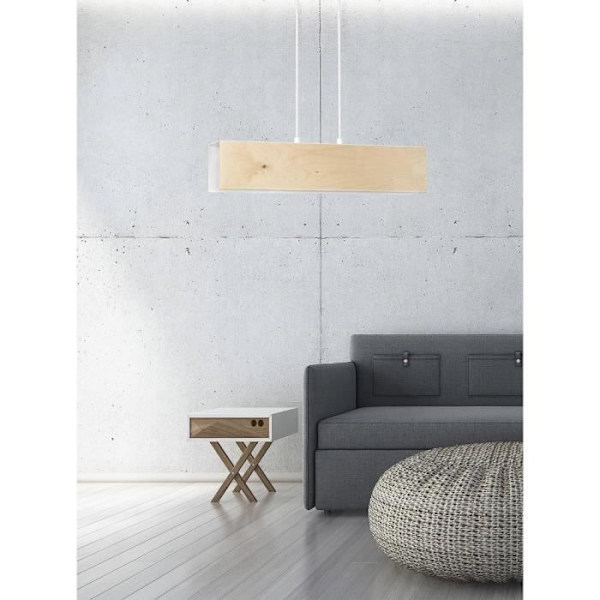 Emibig Carlo 2 White 2-Light Pendellampa, Vit - 611-2