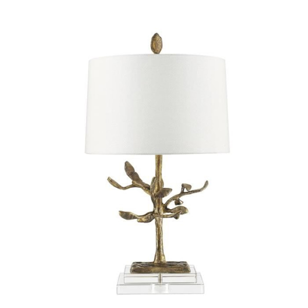 Bordslampa - Audubon Park - Guld - Mjuk stål - 70 cm - E27 100W gyllene