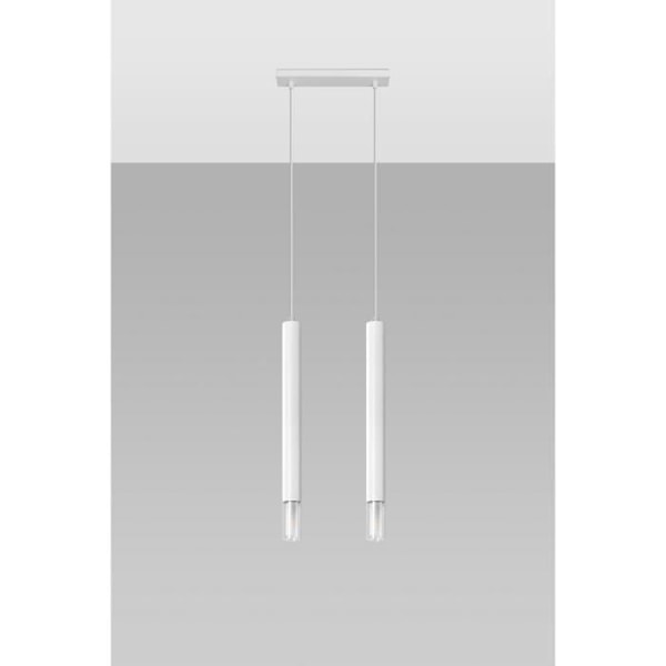 Loftslampe - SOLLUX - Wezyr - Hvid - 2x G9 - Moderne design