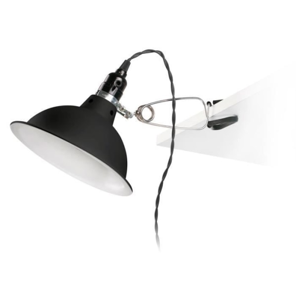 Peber sort bordlampe