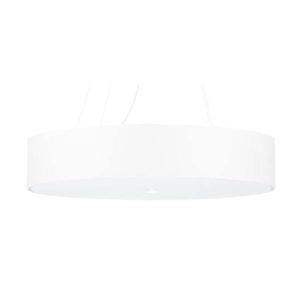 Pendel - SOLLUX - SKALA - Cylindrisk - Vit - 60cm - E27 - 5 lampor