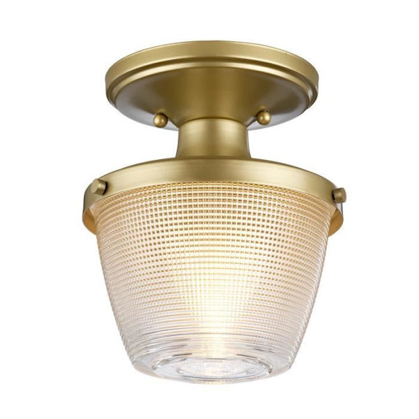 Semi-Plafonnier - ELSTEAD LIGHTING - Dublin - Målad Naturlig Brons - IP44 - E27