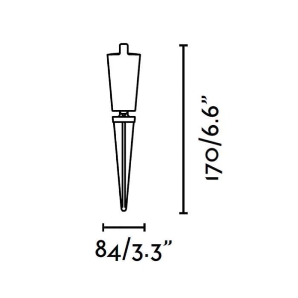 Utomhusstrålkastare Toni 520 Lm (40W) - svart Svart