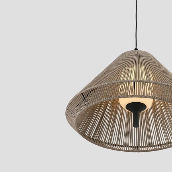 SAIGON OUT C70 Hänglampa grå/beige konkap 71579C-09 INOXIDABEL