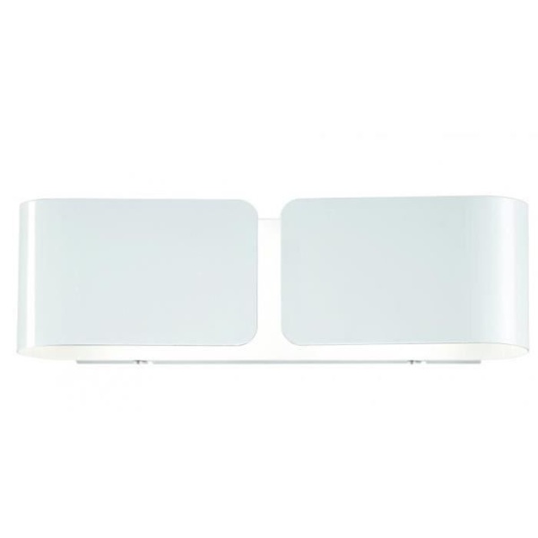 Ideal Lux CLIP AP2 SMALL, Overflade, 2 pære(r), E27, IP20, Hvid