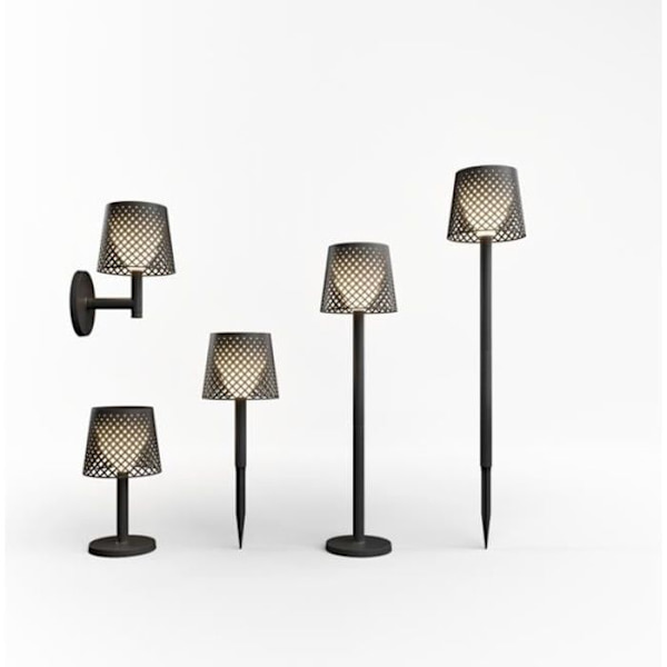 Solar trädgårdslampa (vägglampa, stolplampa, golvlampa eller bordslampa) MOOVERE svart