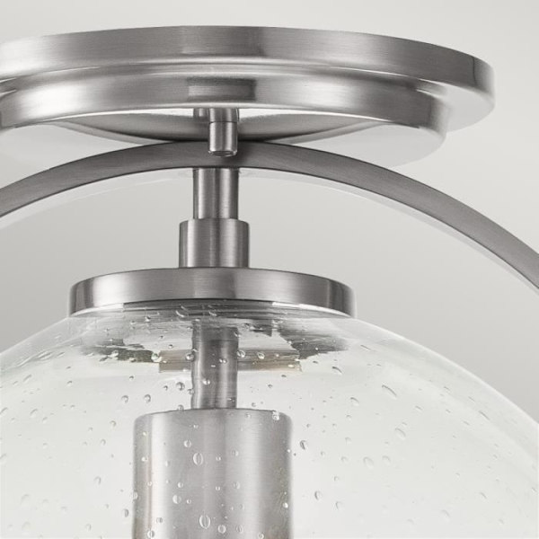 Elstead Hinkley Somerset Globe Ceiling Light Borstad Nickel
