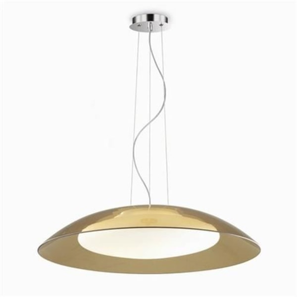 Ideal Lux LENA SP3 D64, Kök, Brun, IP20, Yta, Satin, Rund