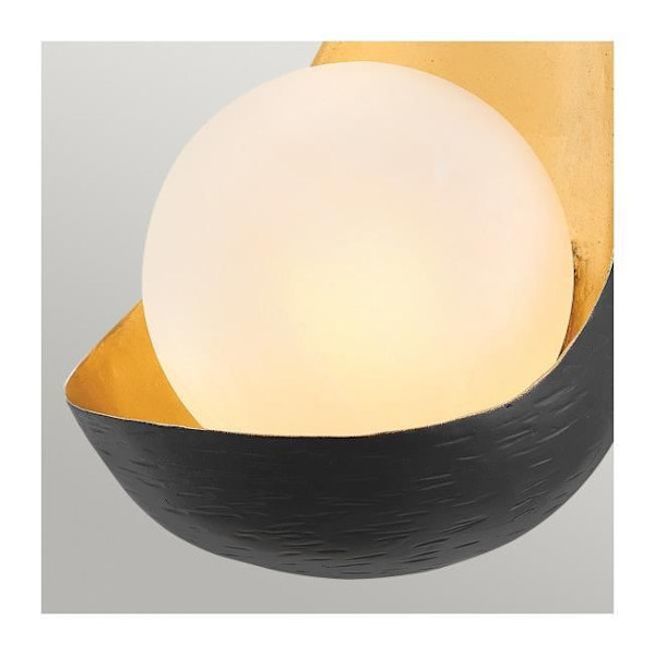 Væglampe - Mærke - Model - Sort - G9 - 14 cm - 320 lumen