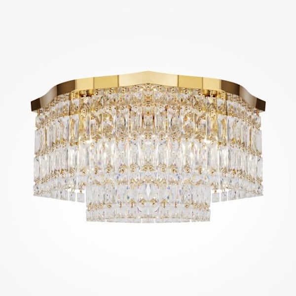 Plafonlampe - Maytoni - Dune - 6 Lyskilder - Metal - Guld - E14