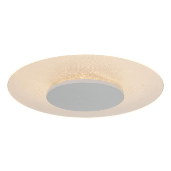 Sienna Lido Flush Loftslys mat hvid, gennemsigtig redigeret