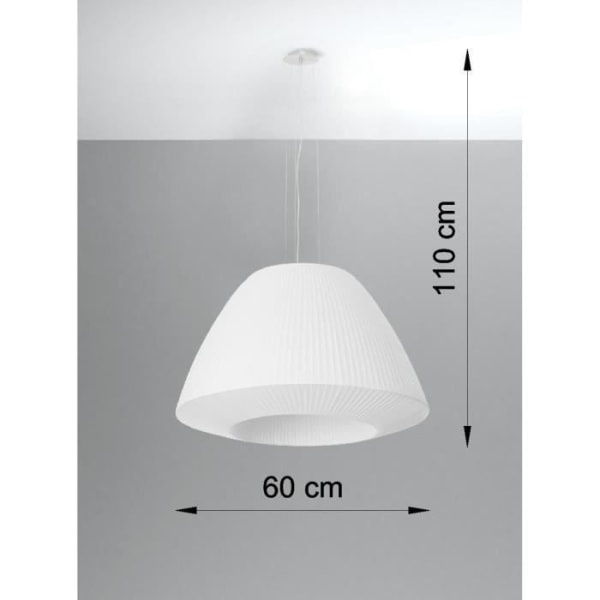 Sollux BELLA Classic Dome Pendel Vit E27