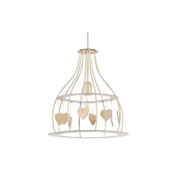 Hangende plafondlampe - Onli - LEONILDE - Elfenben - Metal - Moderne design