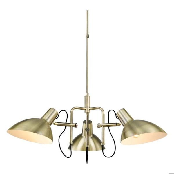 Lustre Halo Design Metropole antik mässing