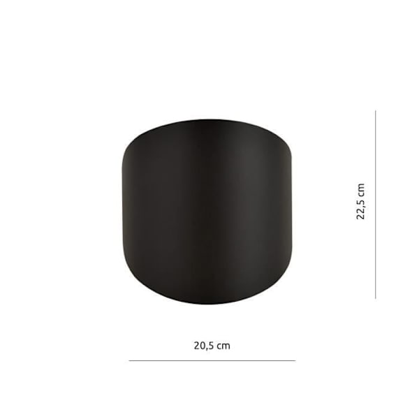 Emibig FORM Form Vägglampa Flush Black Curved 1x G9