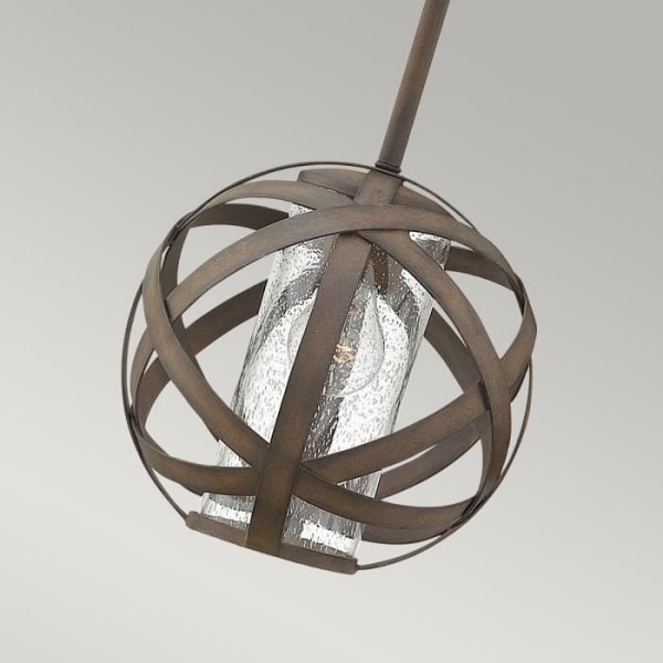 Plafondslampa - ELSTEAD LIGHTING - Hinkley Carson - Sferisk - Vintagejärn - IP44