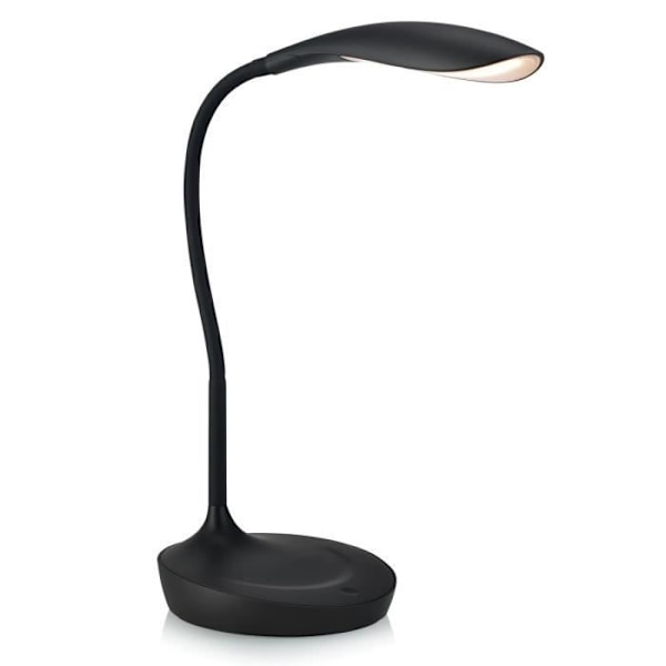 SWAN LED skrivebordslampe i sort PVC Sort