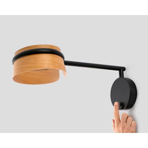 Indendørs væglampe - Faro Barcelona - Loop II LED væglampe (6W) BRONSGULD